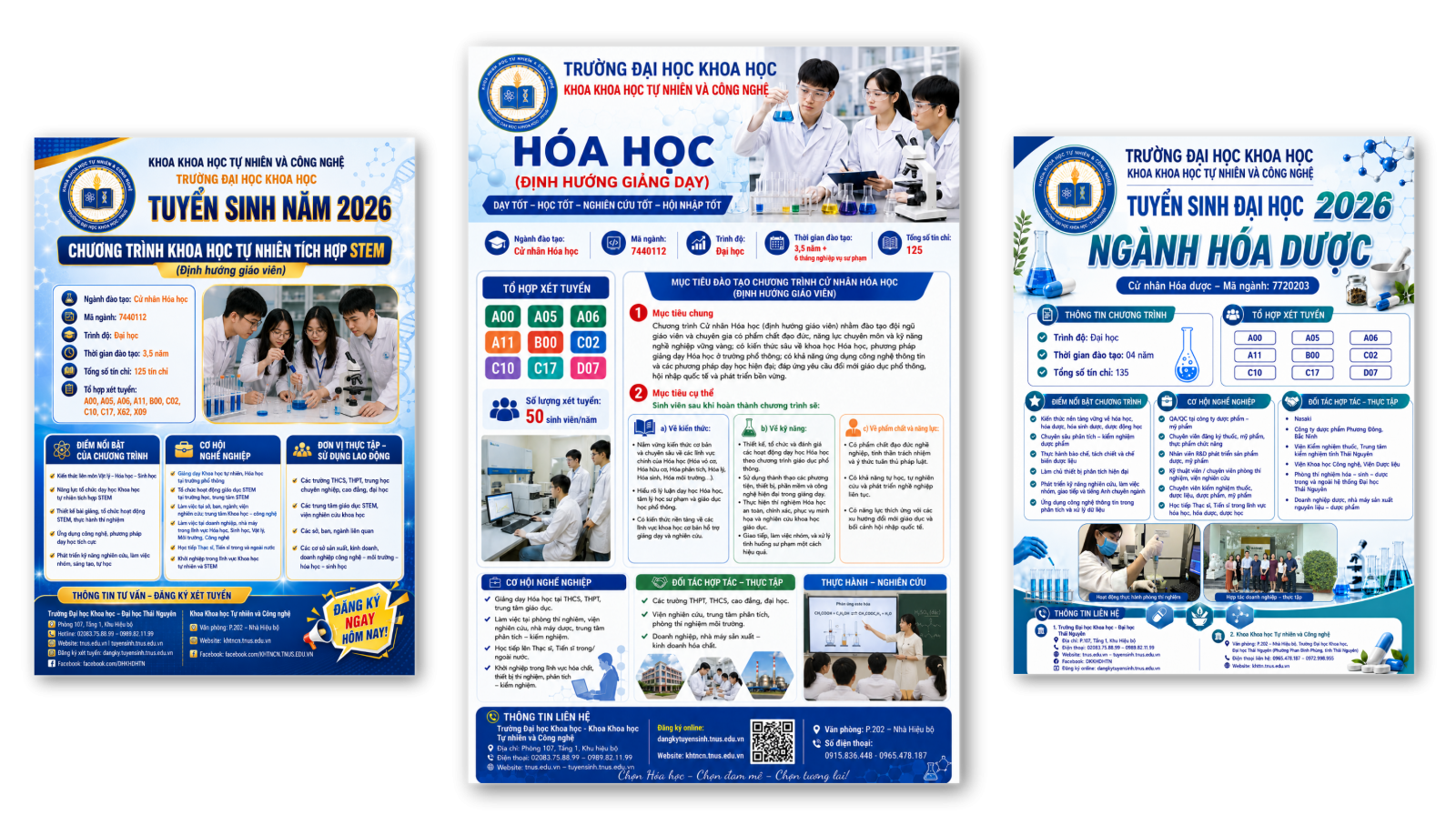 Thông tin tuyển sinh Đại học chính quy - Trường Đại học Khoa học - ĐH Thái Nguyên