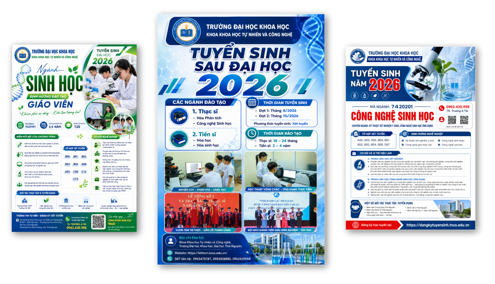Thông tin tuyển sinh Đại học chính quy - Trường Đại học Khoa học - ĐH Thái Nguyên