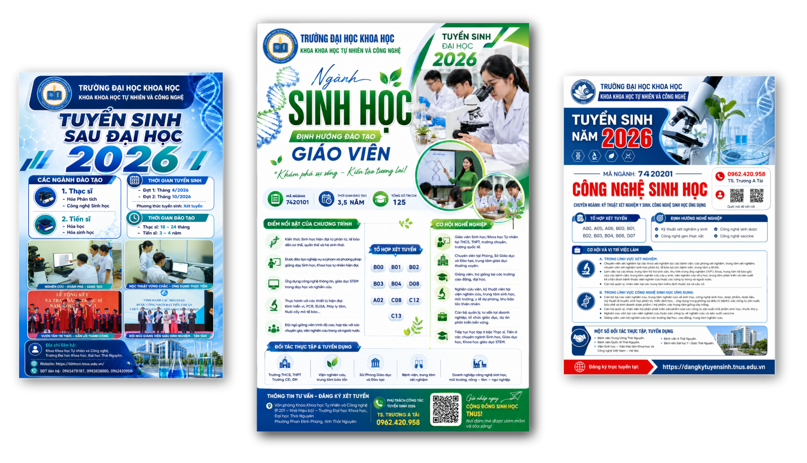 Thông tin tuyển sinh Đại học chính quy - Trường Đại học Khoa học - ĐH Thái Nguyên