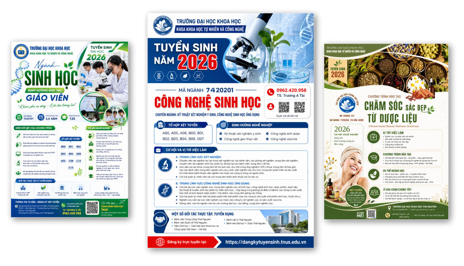 Thông tin tuyển sinh Đại học chính quy - Trường Đại học Khoa học - ĐH Thái Nguyên